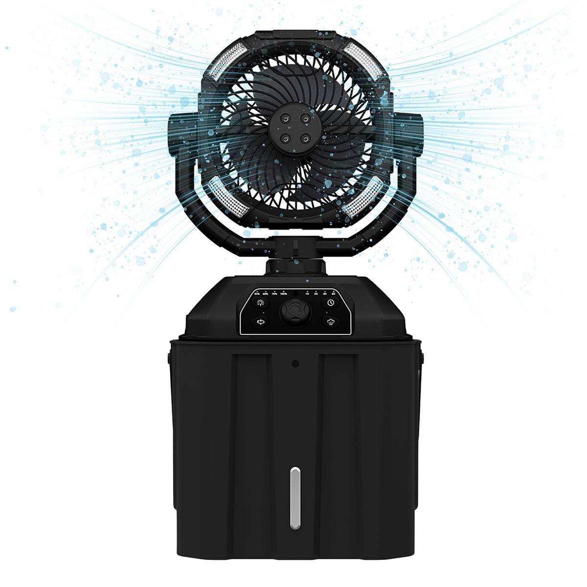 AlphaCool Portable Misting Bucket Fan – ActionHeat Heated Apparel