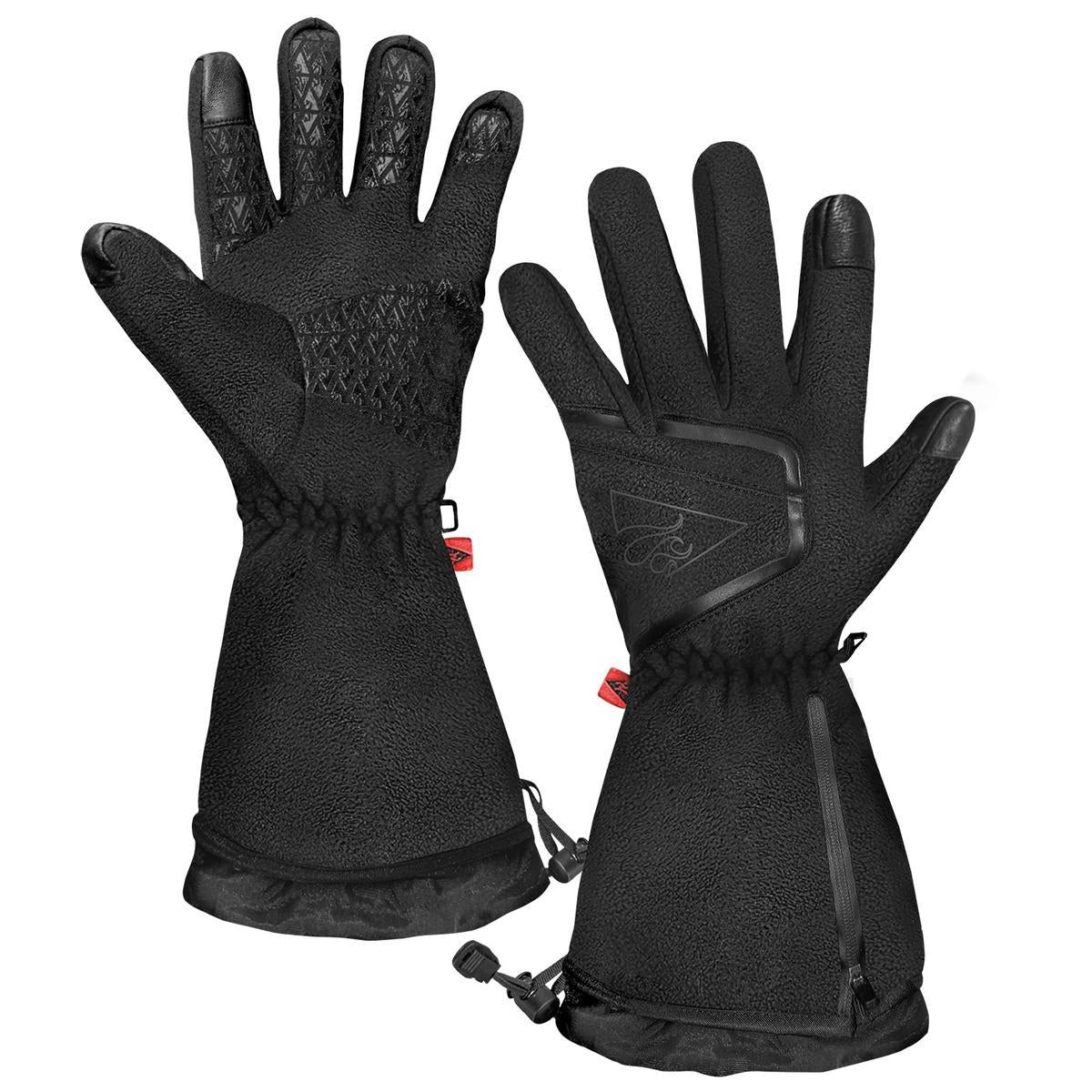 Open Box ActionHeat AA Men's Fleece Heated Gloves 2.0 - Heated