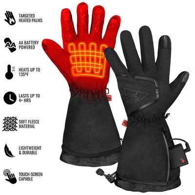 ActionHeat AA Women's Fleece Heated Gloves 2.0 - Full Set