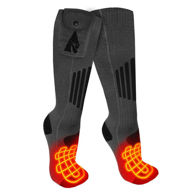 ActionHeat 3.7V Wool Rechargeable Heated Socks 2.0 with Remote - Info