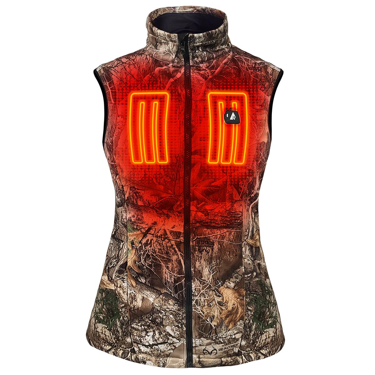 ActionHeat 5V Women's Battery Heated Hunting Vest - Front