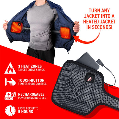 ActionHeat 5V Battery Heated Jacket Insert - Full Set