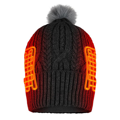 ActionHeat 5V Battery Heated Cable Knit Hat - Front