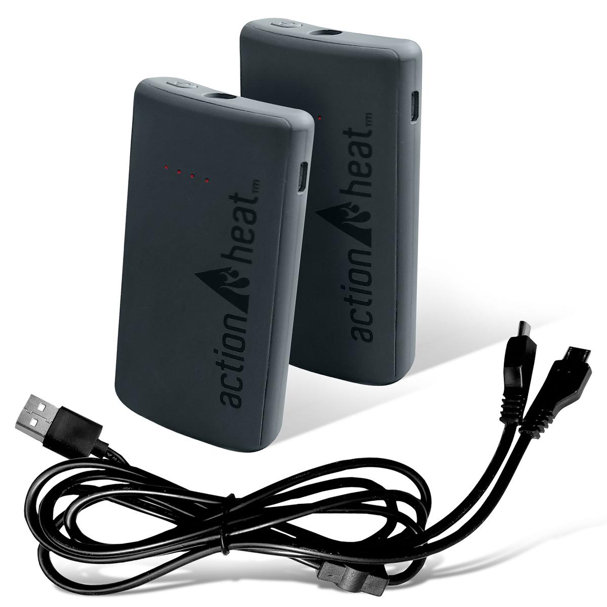 ActionHeat 3.7V Rechargeable Battery Kit for Socks – ActionHeat Heated  Apparel