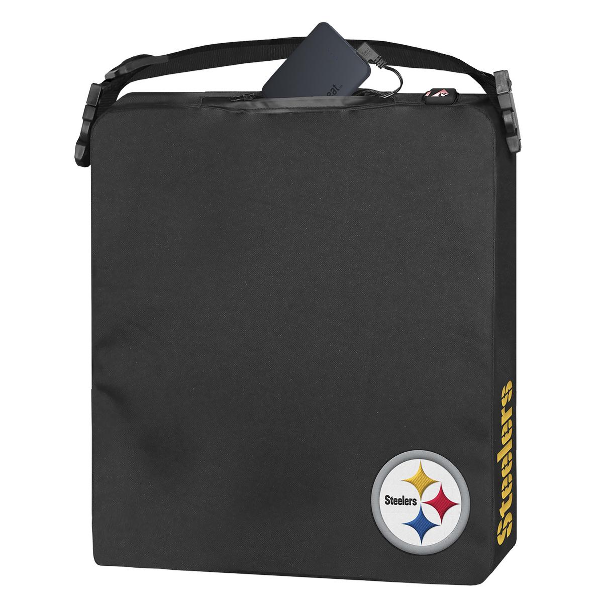 ActionHeat Pittsburgh Steelers 5V Battery Heated Seat Cushion - Heated