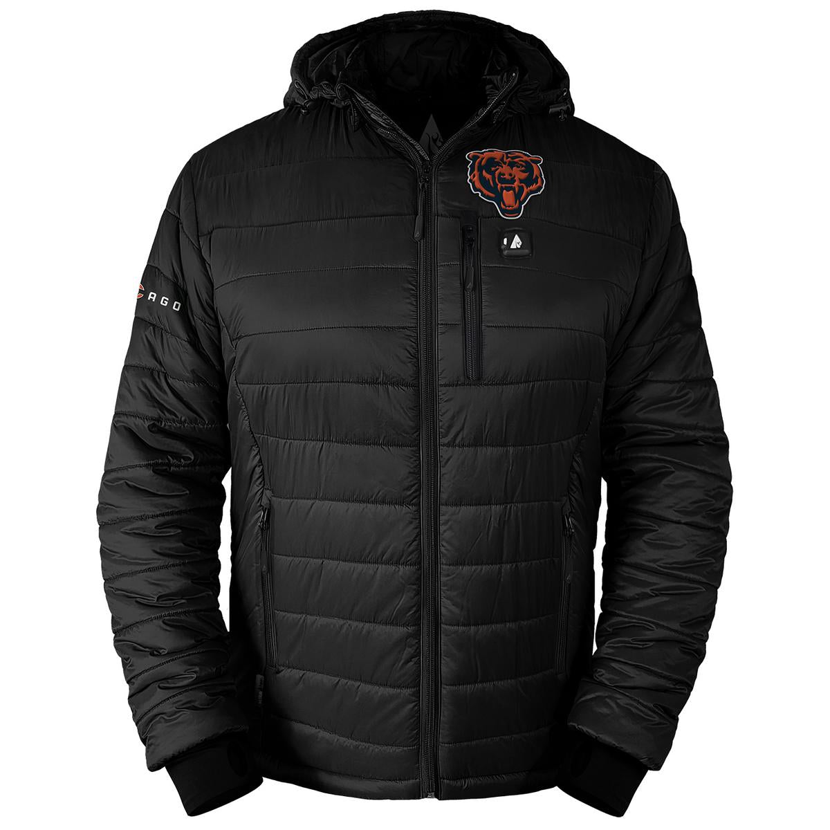 ActionHeat Chicago Bears 5V Men's Puffer Battery Heated Jacket - Heated