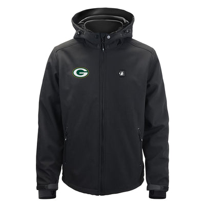 ActionHeat Green Bay Packers 5V Men's Softshell Battery Heated Jacket - Heated