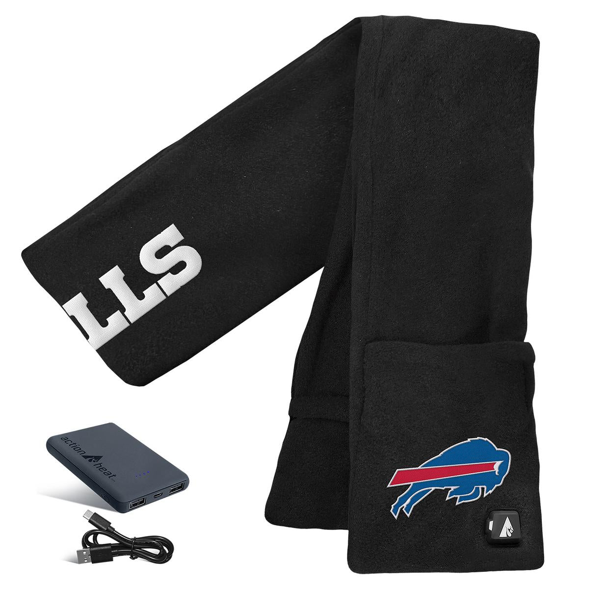 ActionHeat Buffalo Bills 5V Battery Heated Scarf - Back