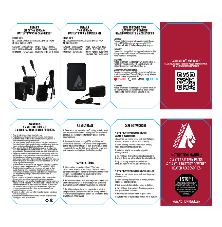7V Battery Heated Gear