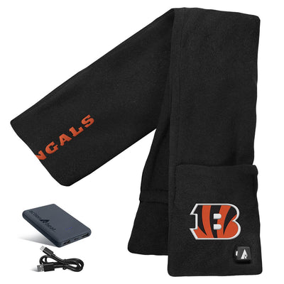 ActionHeat Cincinnati Bengals 5V Battery Heated Scarf - Back