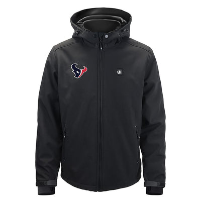 ActionHeat Houston Texans 5V Men's Softshell Battery Heated Jacket - Heated