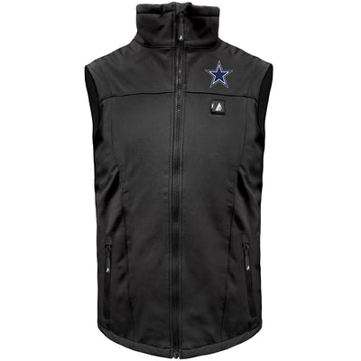 ActionHeat Dallas Cowboys 5V Men's Softshell Battery Heated Vest - Heated