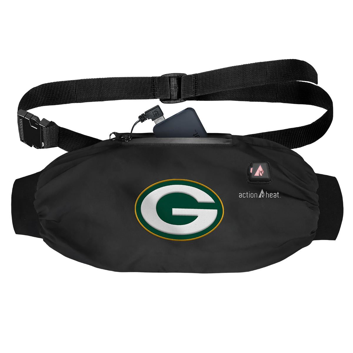 ActionHeat Green Bay Packers 5V Battery Heated Hand Muff - Heated