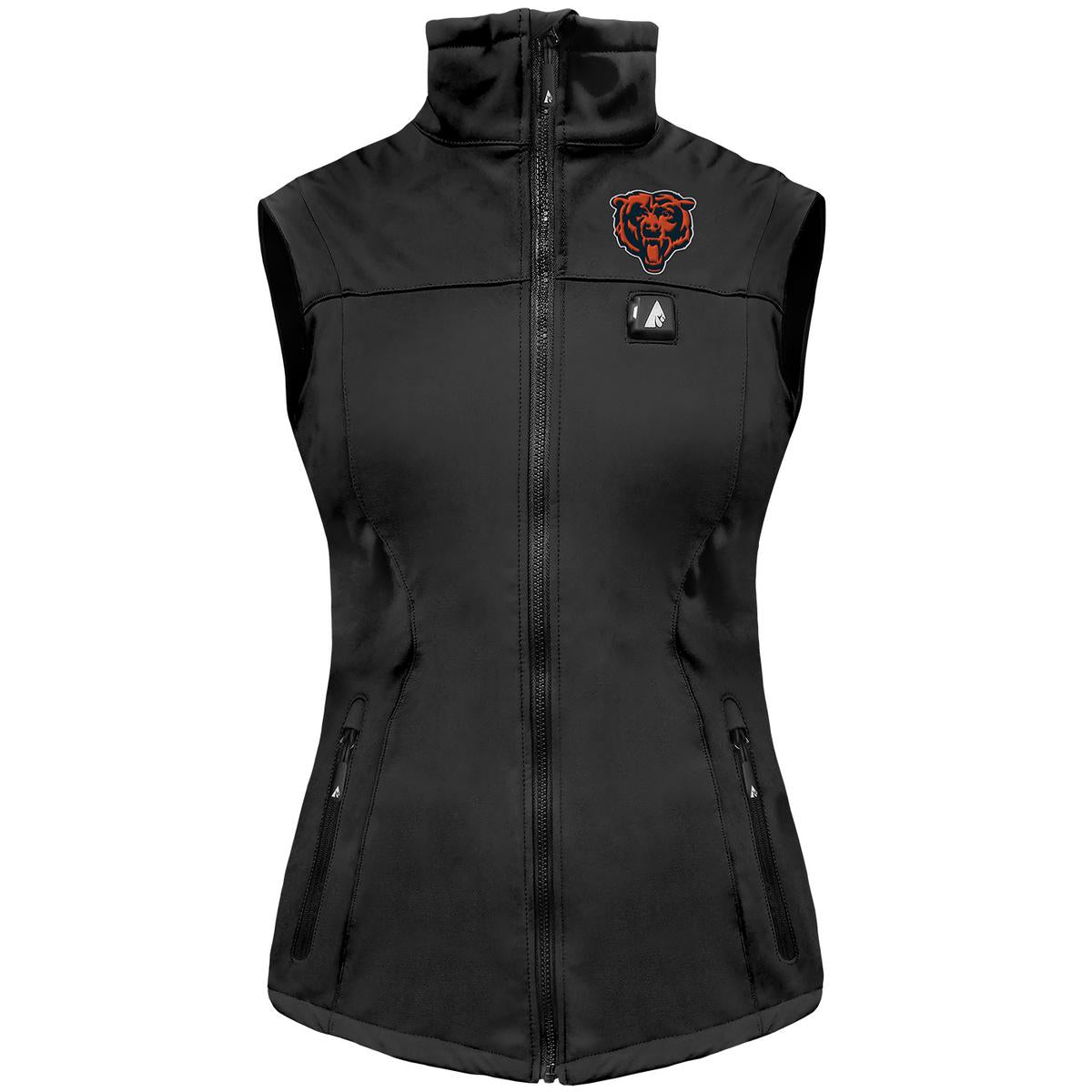 ActionHeat Chicago Bears 5V Women's Softshell Battery Heated Vest - Heated