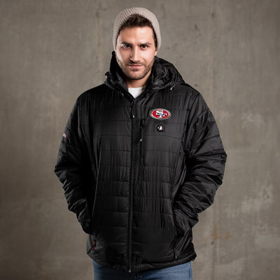 ActionHeat San Francisco 49ers 5V Men's Puffer Battery Heated Jacket - Info