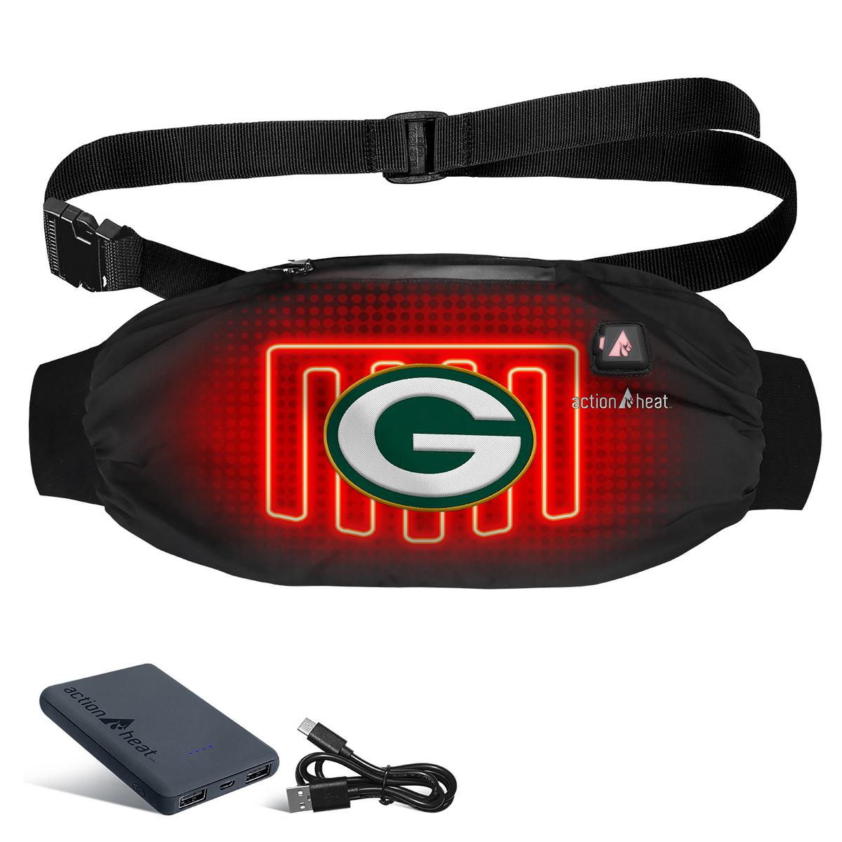 ActionHeat Green Bay Packers 5V Battery Heated Hand Muff - Right