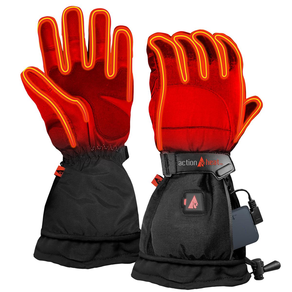 ActionHeat 5V Battery Heated Snow Gloves - Men's