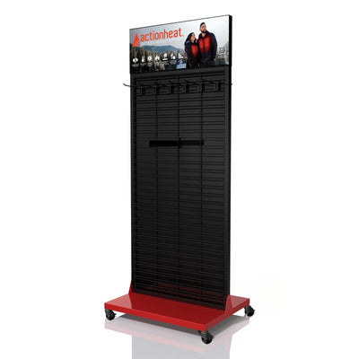 ActionHeat Display - Two-Sided On Wheels  - Front