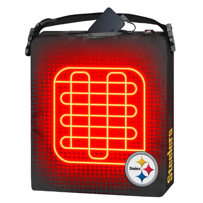 ActionHeat Pittsburgh Steelers 5V Battery Heated Seat Cushion - Front