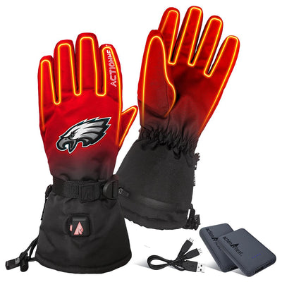 ActionHeat Philadelphia Eagles 5V Battery Heated Gloves - Battery