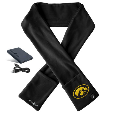 ActionHeat Iowa Hawkeyes 5V Battery Heated Scarf - Heated