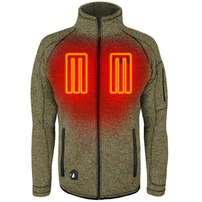 Open Box ActionHeat 5V Men's Battery Heated Sweater Jacket - Front