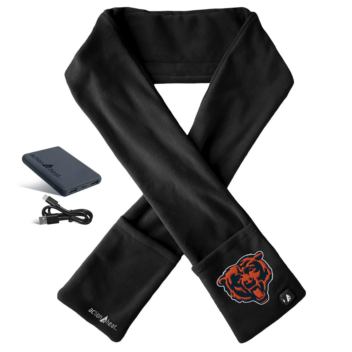 ActionHeat Chicago Bears 5V Battery Heated Scarf - Heated