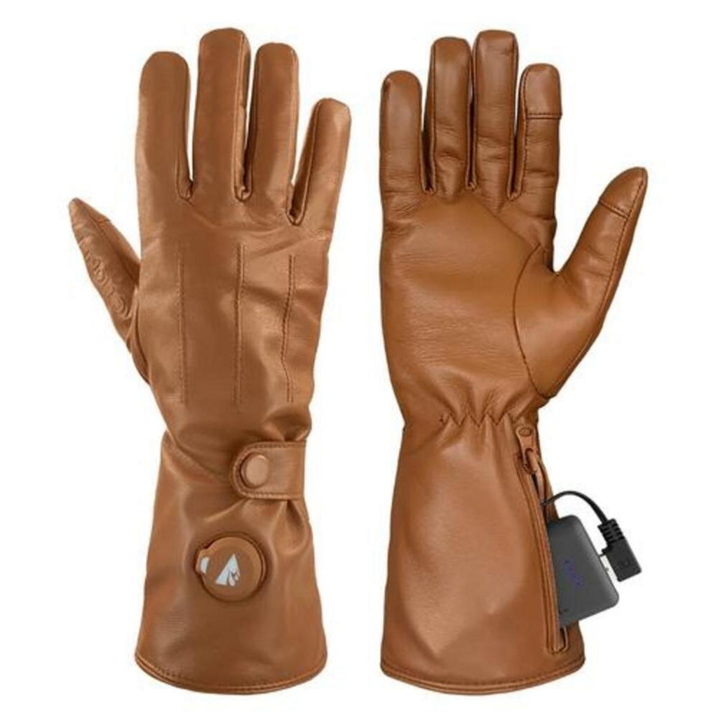 Open Box 5V ' s Battery Heated Leather Dress Glove
