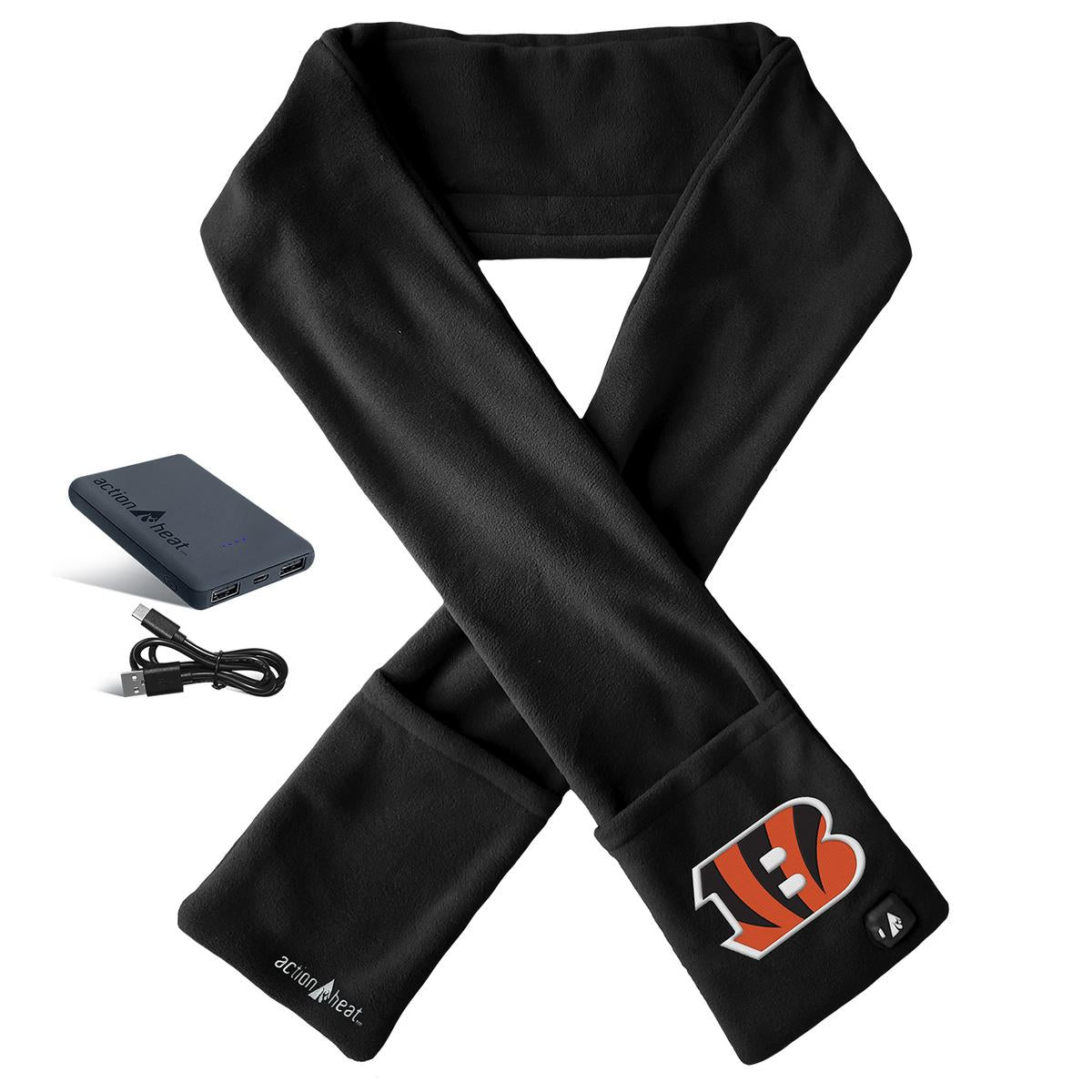 ActionHeat Cincinnati Bengals 5V Battery Heated Scarf - Heated