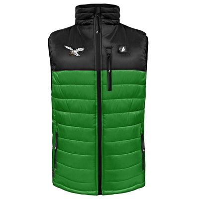 ActionHeat Philadelphia Eagles 5V Men's Colorblock Puffer Battery Heated Vest - Heated