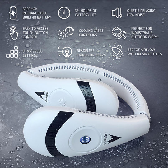 Neck Fan Arctic Air Battery Operated Neck Cooler Personal Neck Ac