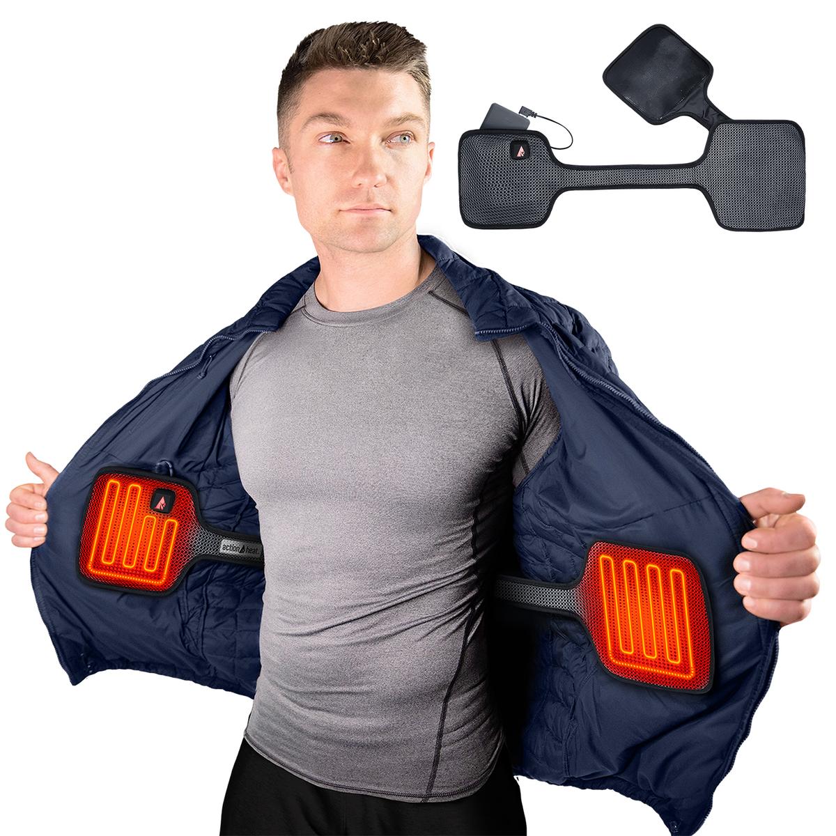 Heatech 12VOLT HEATED Inner Jacket 本体 ActionHeat 5V Battery Heated Jacket Insert – ActionHeat Heated Apparel