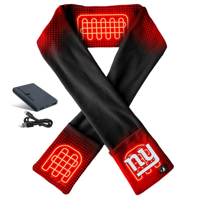 ActionHeat New York Giants 5V Battery Heated Scarf - Front