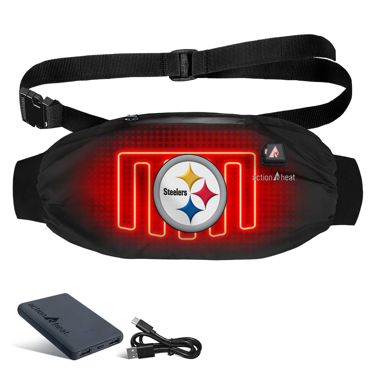 ActionHeat Pittsburgh Steelers 5V Battery Heated Hand Muff - Right