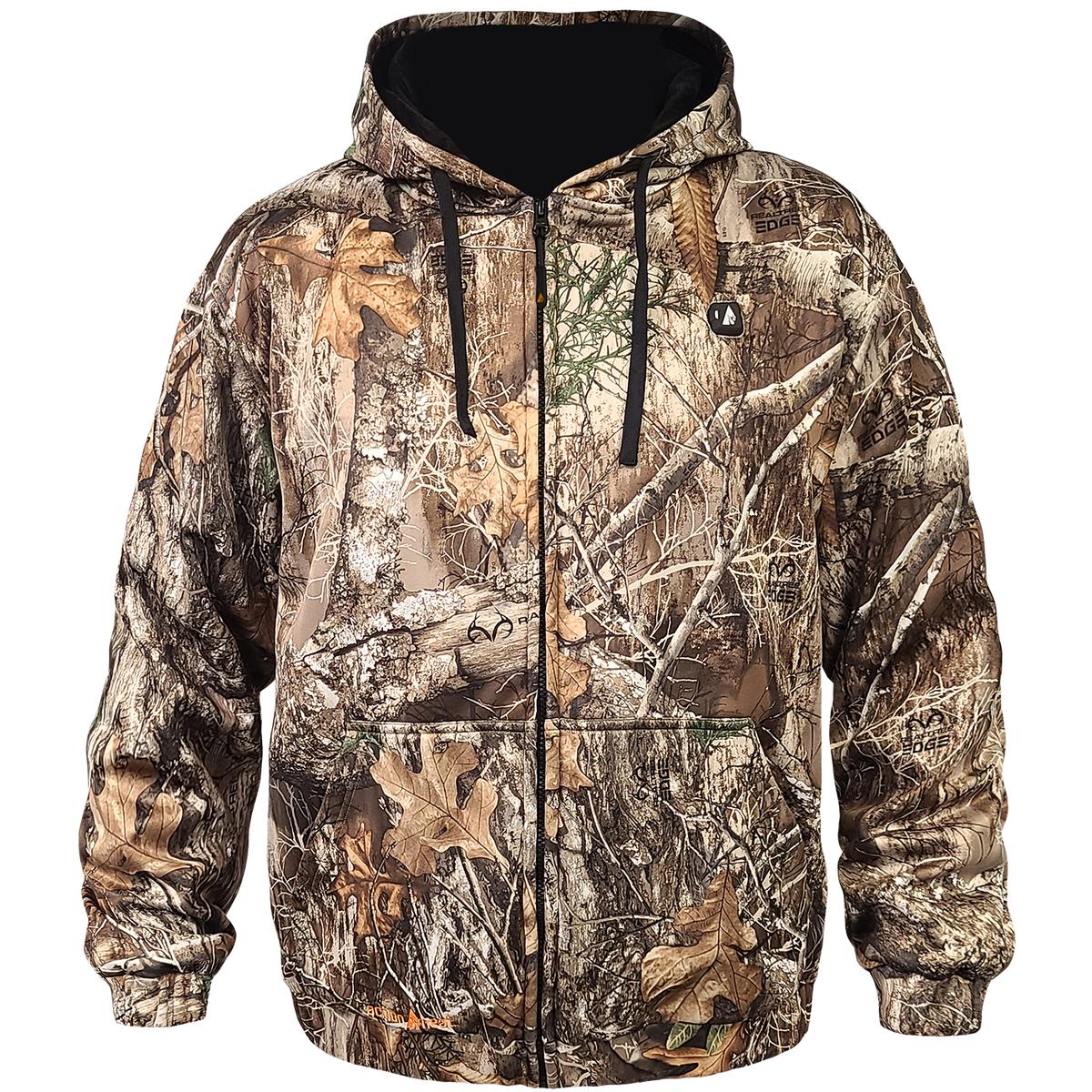 ActionHeat 5V Battery Heated Hunting Hoodie Jacket - Camouflage - Heated