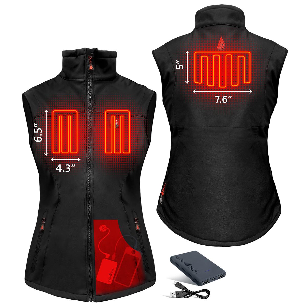 Heated Jackets for Women, Heated Vests for Women – ActionHeat Heated Apparel