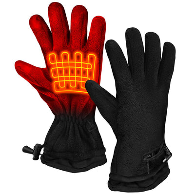 ActionHeat AA Battery Heated Fleece Gloves - Back
