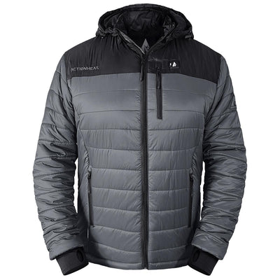 ORORO Men's Heated Jacket with Battery, Heating Jacket with Removable Hood  for Winter Outdoors (Black/Blue, L) - Walmart.com