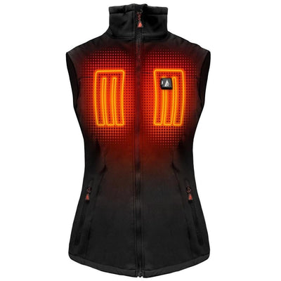 Open Box ActionHeat 5V Battery Heated Softshell Vest - Women's - Front