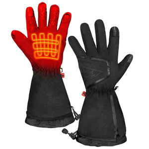 Open Box ActionHeat AA Women's Fleece Heated Gloves 2.0 - Front