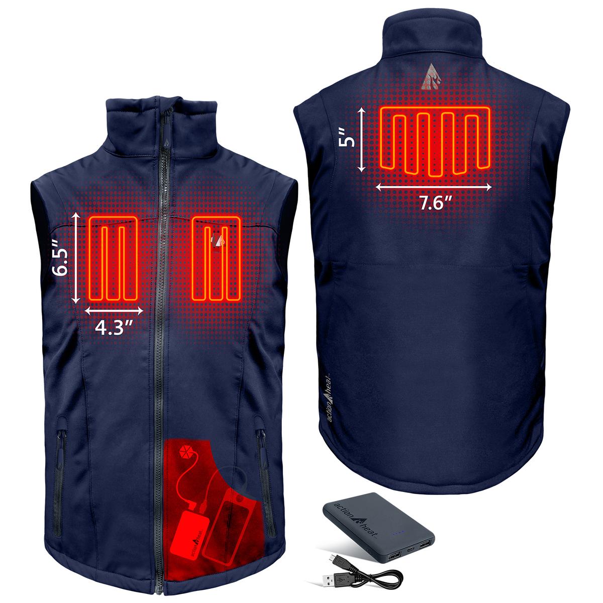 heated vest with battery