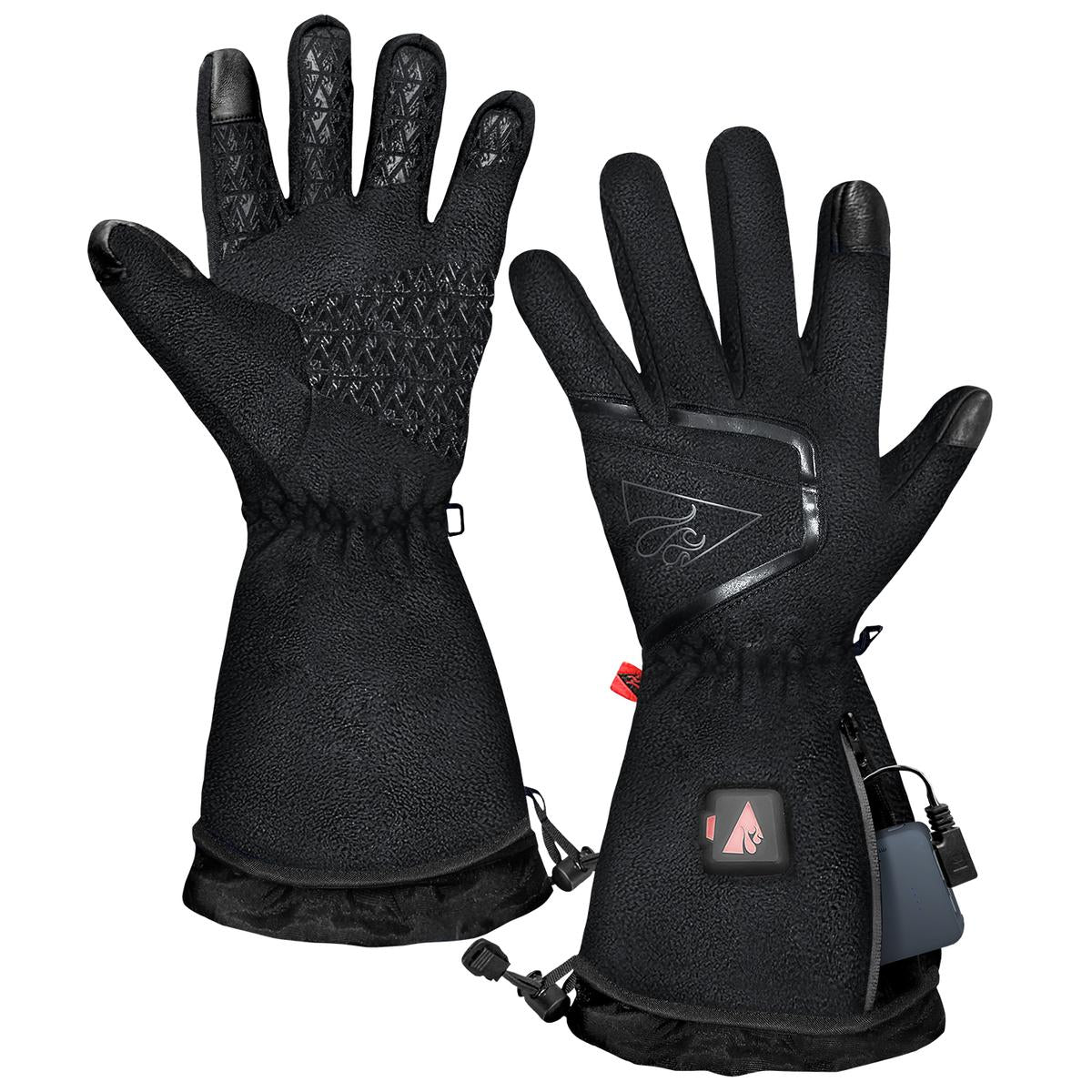 ActionHeat 5V Men's Slim Fit Fleece Heated Gloves - Heated