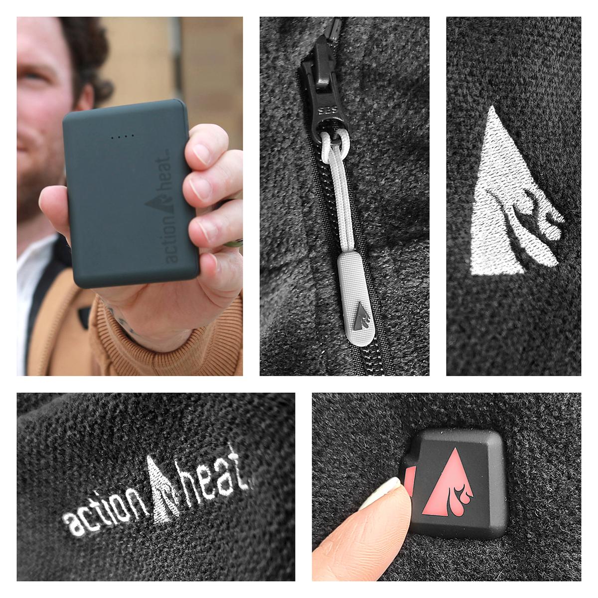 ActionHeat 5V Men's Performance Fleece Battery Heated Vest - Size