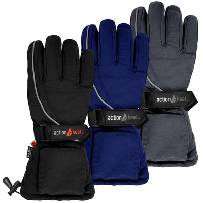 Open Box ActionHeat Men's AA Battery Heated Gloves - Battery