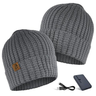 Open Box ActionHeat 5V Battery Heated Waffle Knit Hat - Back