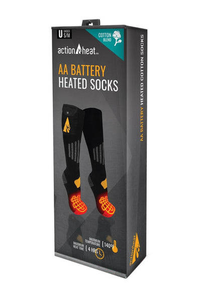ActionHeat AA Cotton Sock 18-piece display - Info