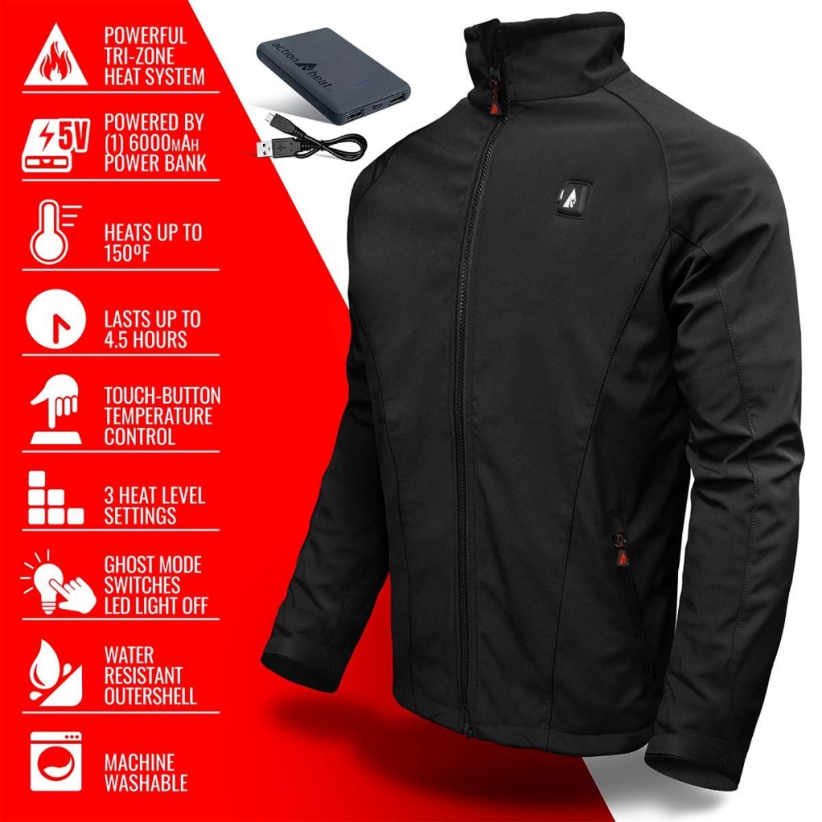 Open Box ActionHeat 5V Battery Heated Jacket - Men's - Info