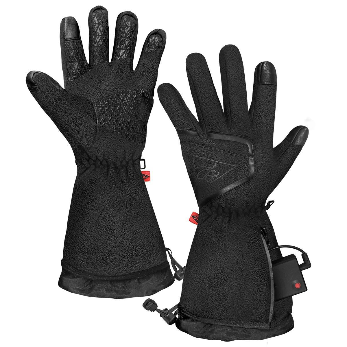 Open Box ActionHeat AA Men's Fleece Heated Gloves 2.0 - Info