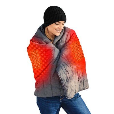 ActionHeat 7V Battery Heated Throw Blanket - Front