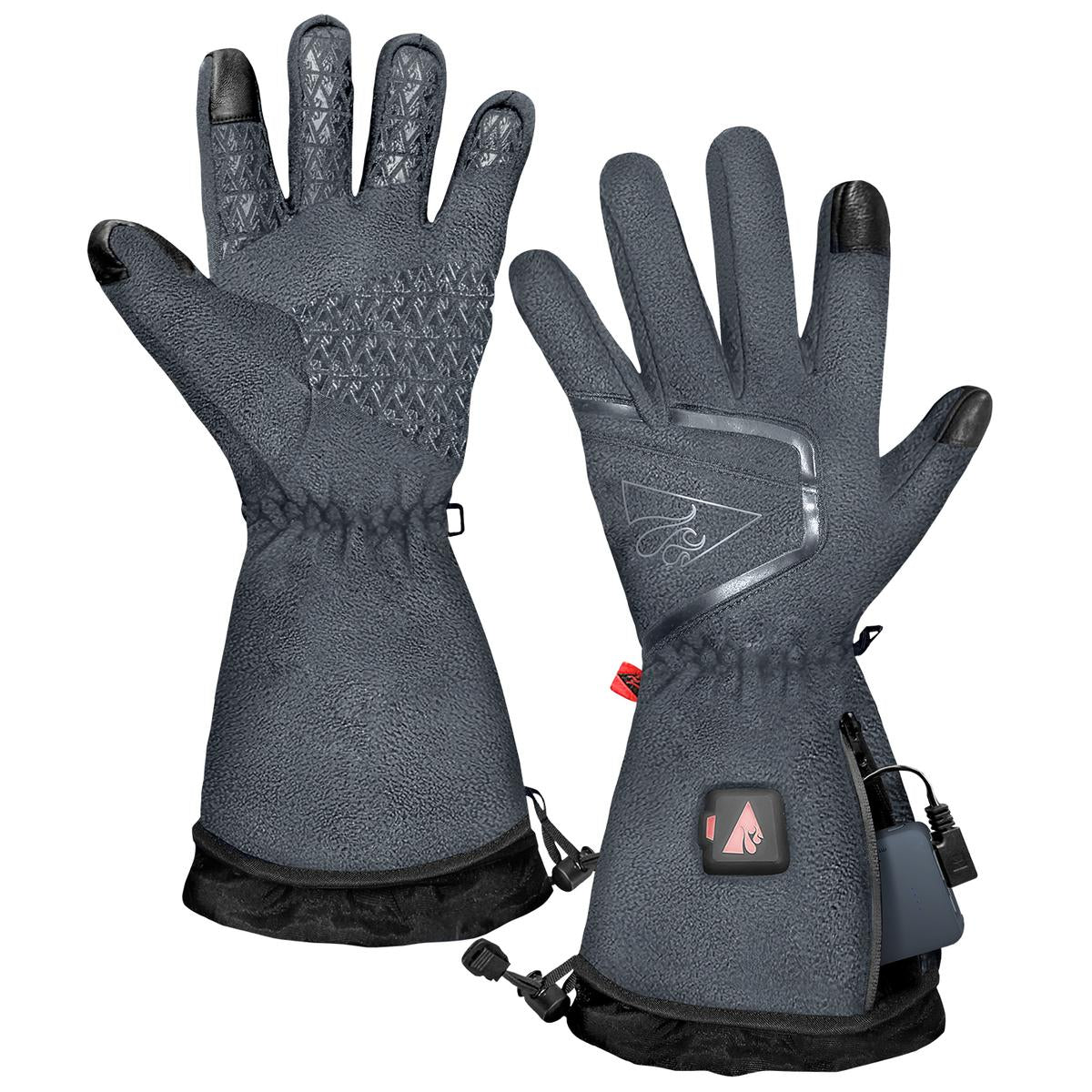 ActionHeat 5V Men's Slim Fit Fleece Heated Gloves - Heated